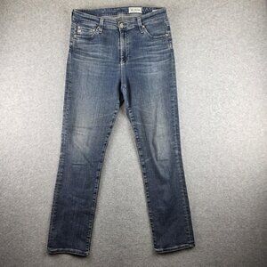 AG Adriano Goldschmied Mari Jeans Womens 30 Blue Medium Wash High Rise Slim